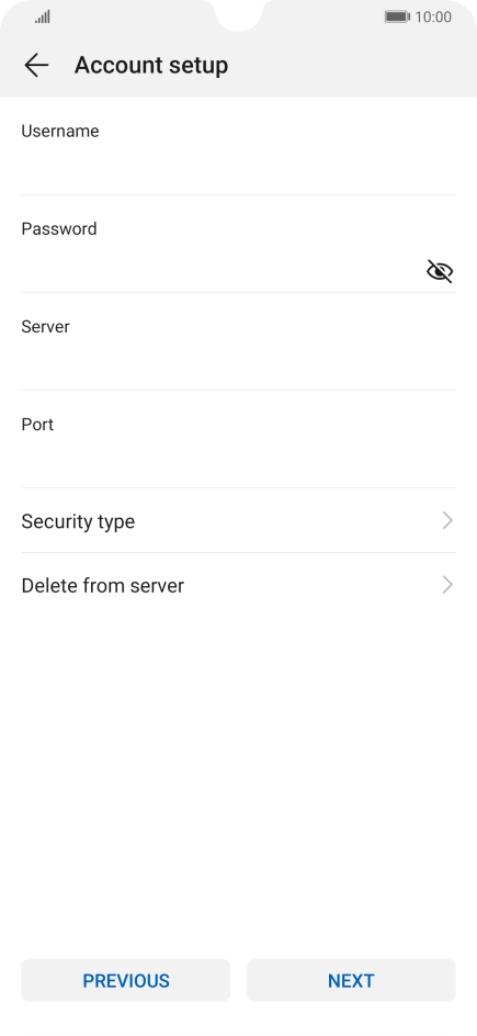 Press the field below 