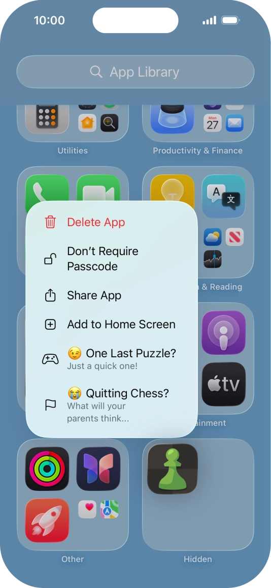 Press Don't Require Passcode.