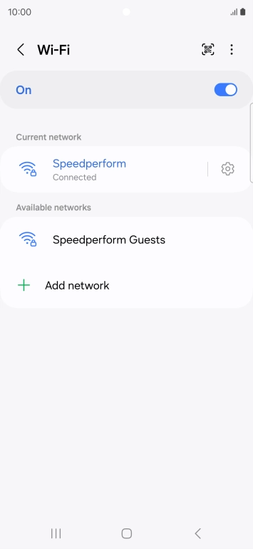 Press the Home key to return to the home screen.
