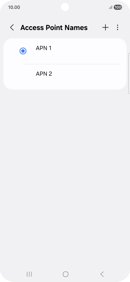 Press the Home key to return to the home screen.