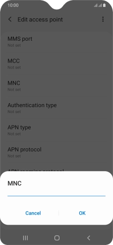 Key in 33 and press OK.