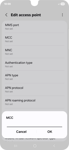 Key in 234 and press OK.