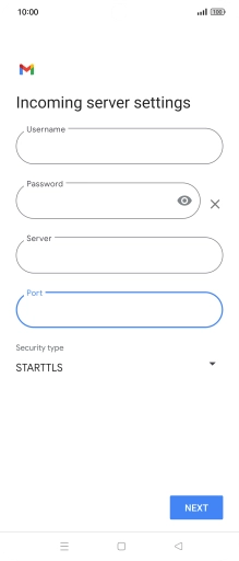 Press the drop down list below 