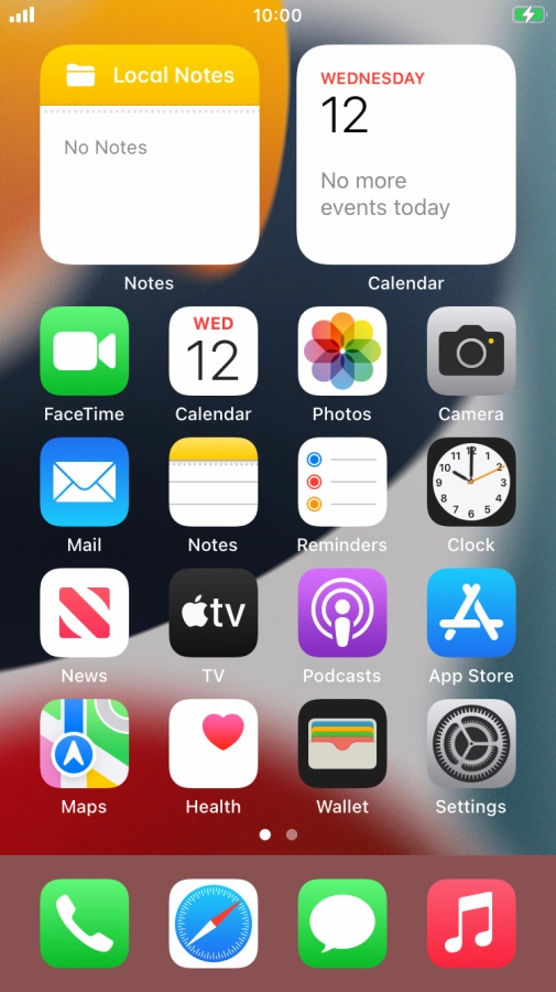When the battery charging icon is displayed, charging is in progress.