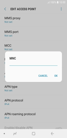 Key in 33 and press OK.