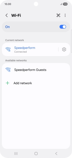 Press the Home key to return to the home screen.