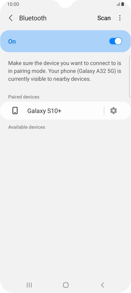 Press the Home key to return to the home screen.