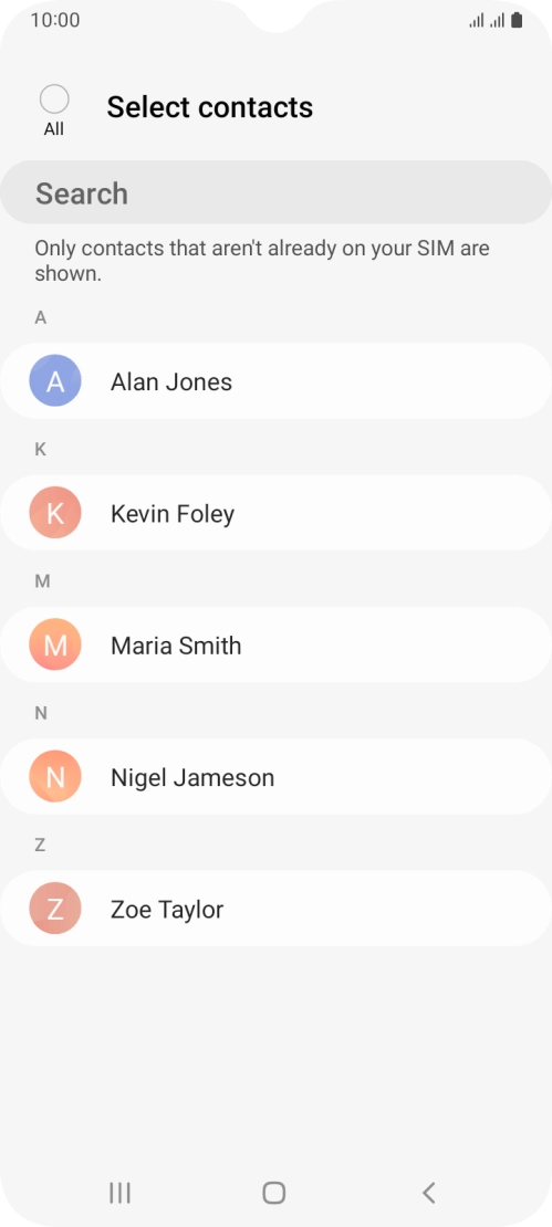 Press the field above 