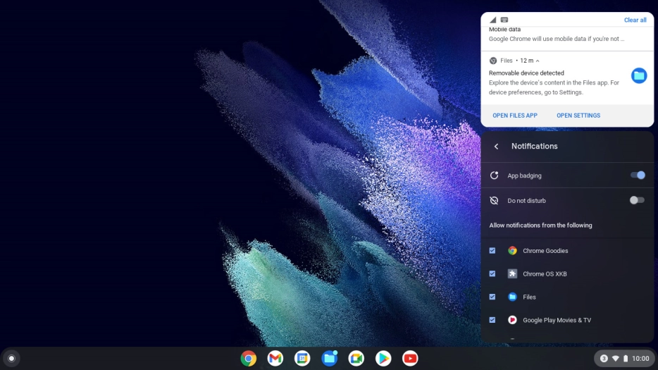 Click the indicator next to 