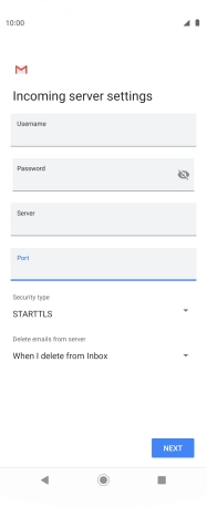 Press the drop down list below 