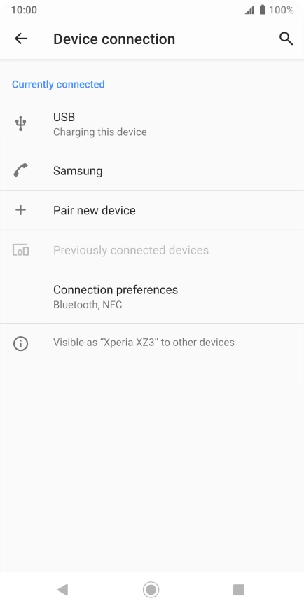 Press the Home key to return to the home screen.