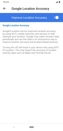 If you press the indicator next to 