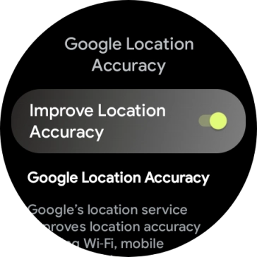 If you press the indicator next to 