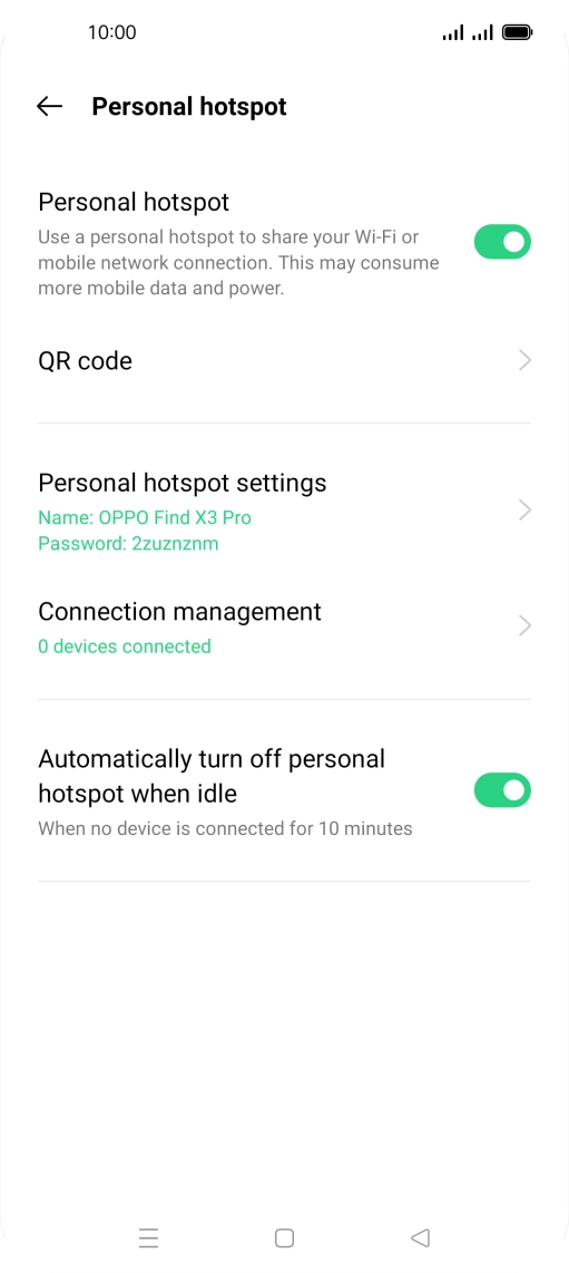 Press the Home key to return to the home screen.