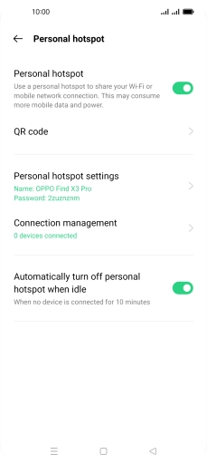Press the Home key to return to the home screen.