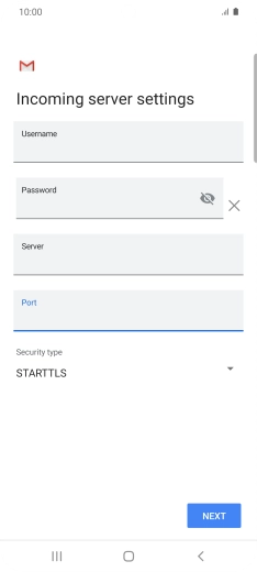 Press the drop down list below 