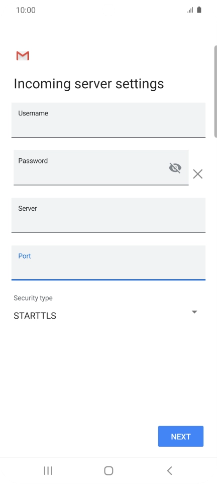 Press the drop down list below 