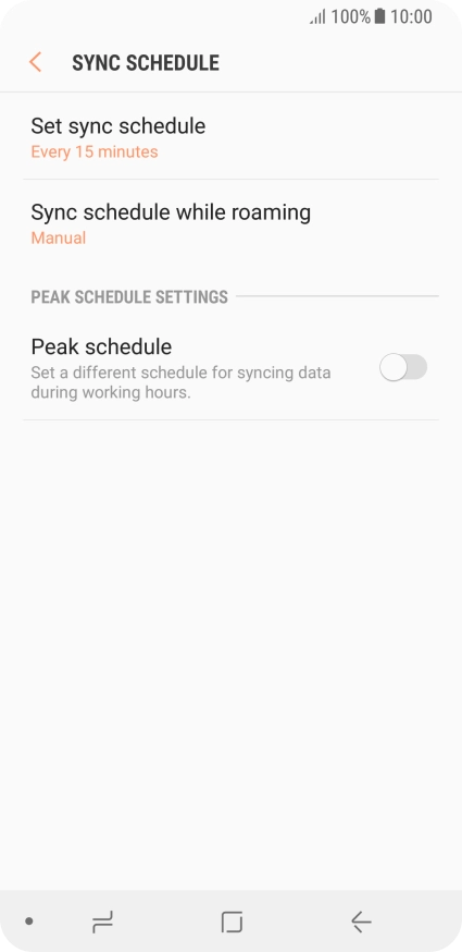 Press the Home key to return to the home screen.