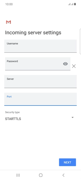 Press the drop down list below 