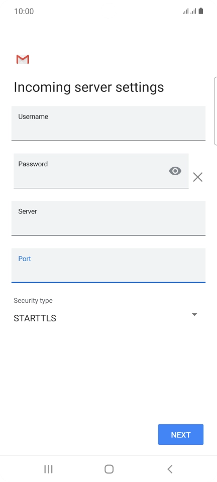 Press the drop down list below 