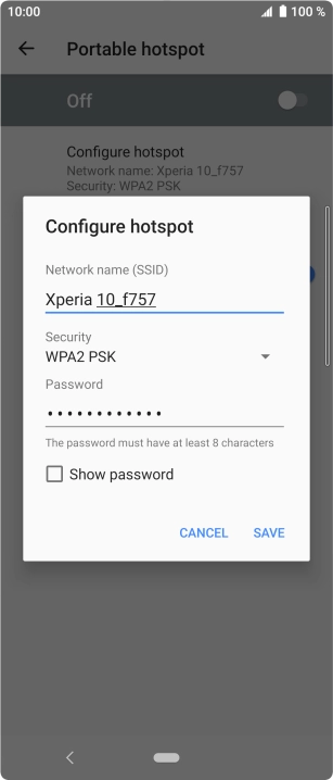 Press the drop down list below 