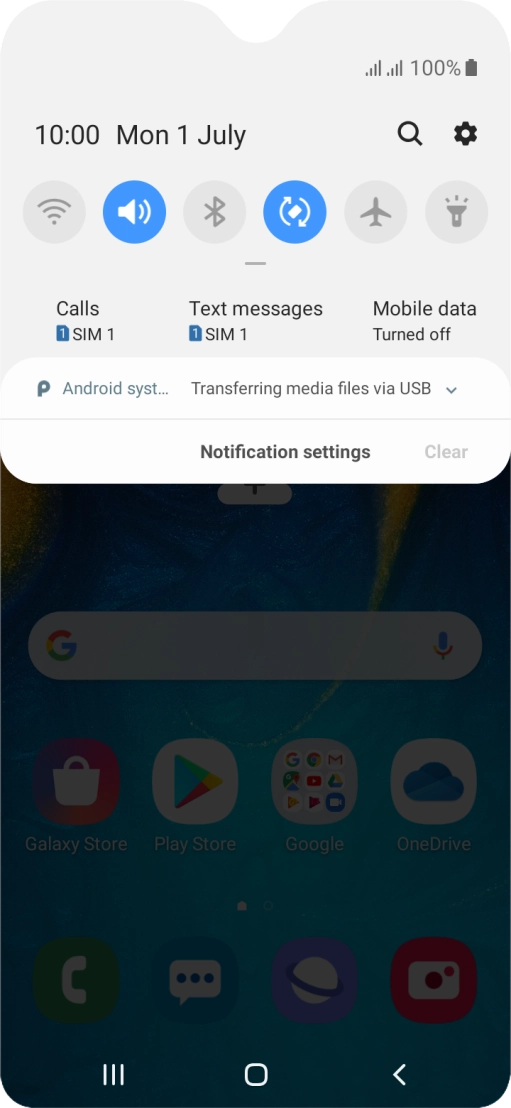 Press Android syst....