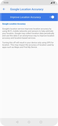 If you press the indicator next to 