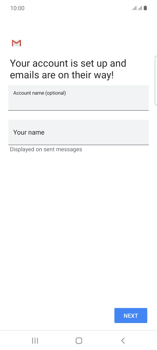 Press the field below 