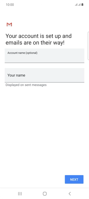 Press the field below 