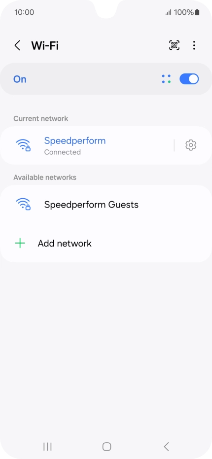 Press the Home key to return to the home screen.