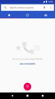 Press the menu icon.