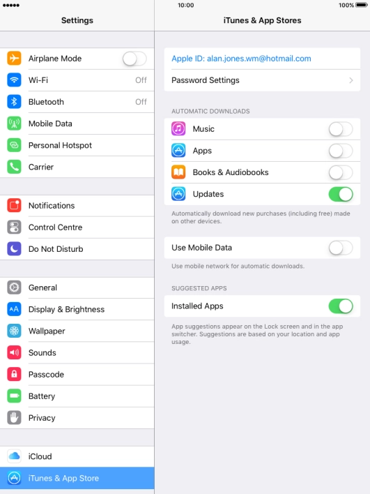 Press the Home key to return to the home screen.
