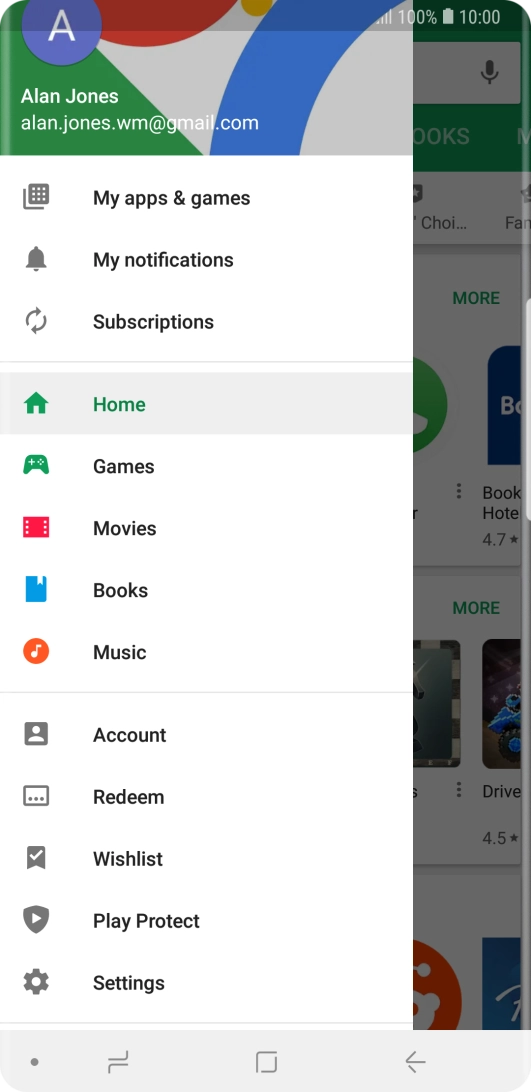 Press My apps & games.