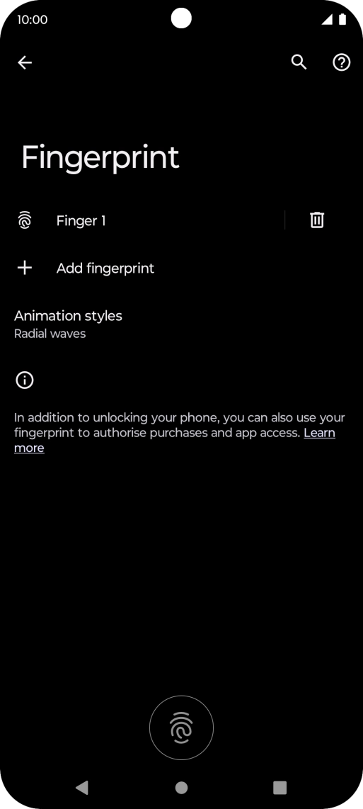 Press the Return key.