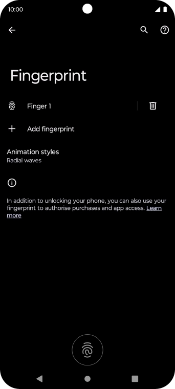 Press the Return key.