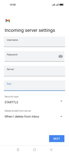 Press the drop down list below 