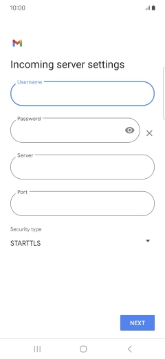 Press the field below 
