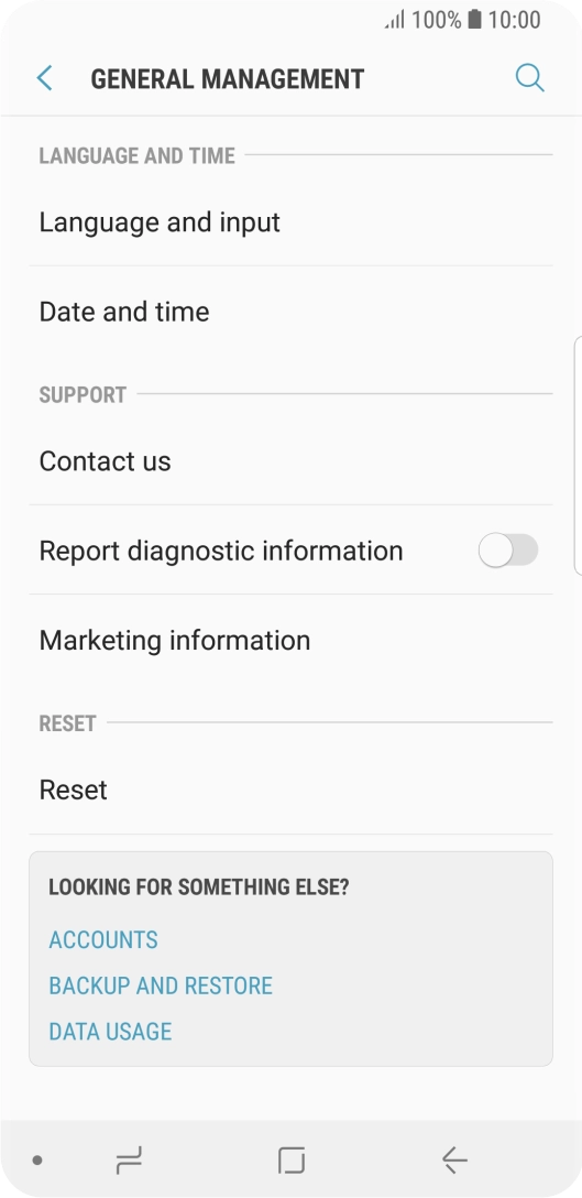 Press Date and time.