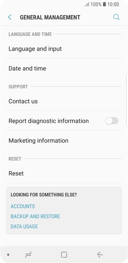 Press Date and time.