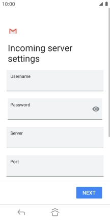 Press the field below 