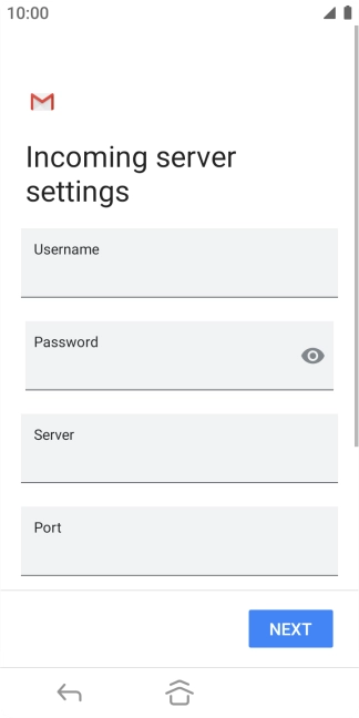 Press the field below 