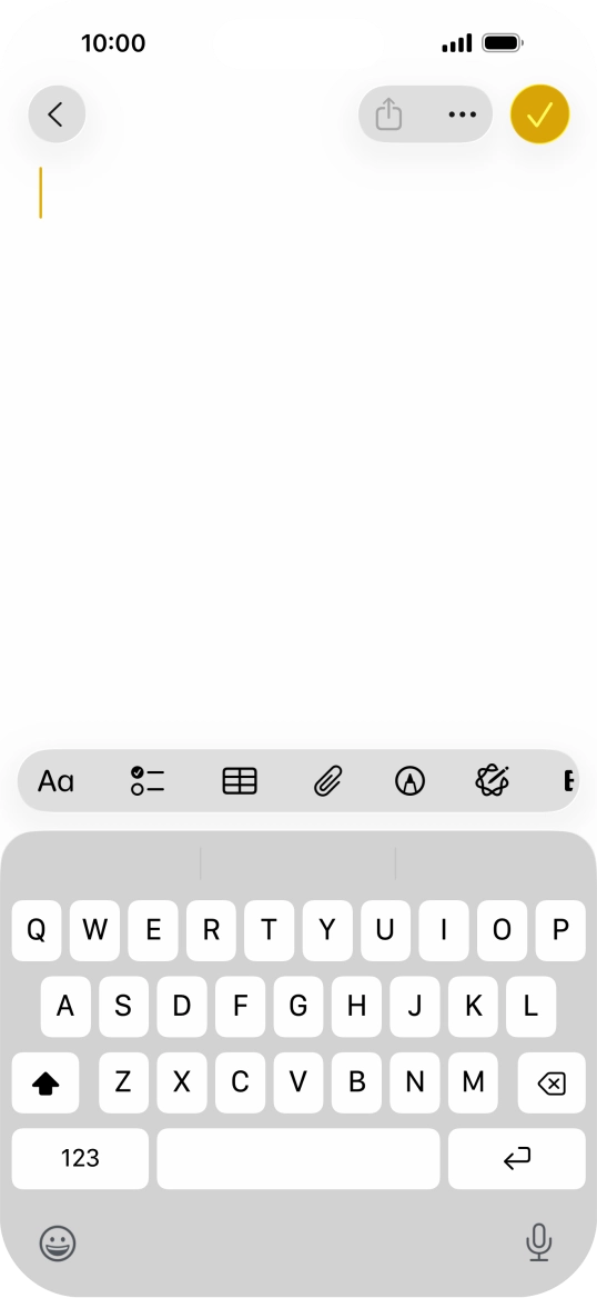 Press the Apple Intelligence icon.