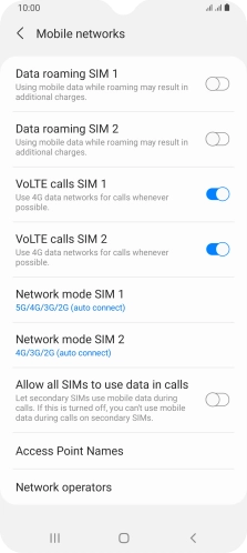 Press Access Point Names.