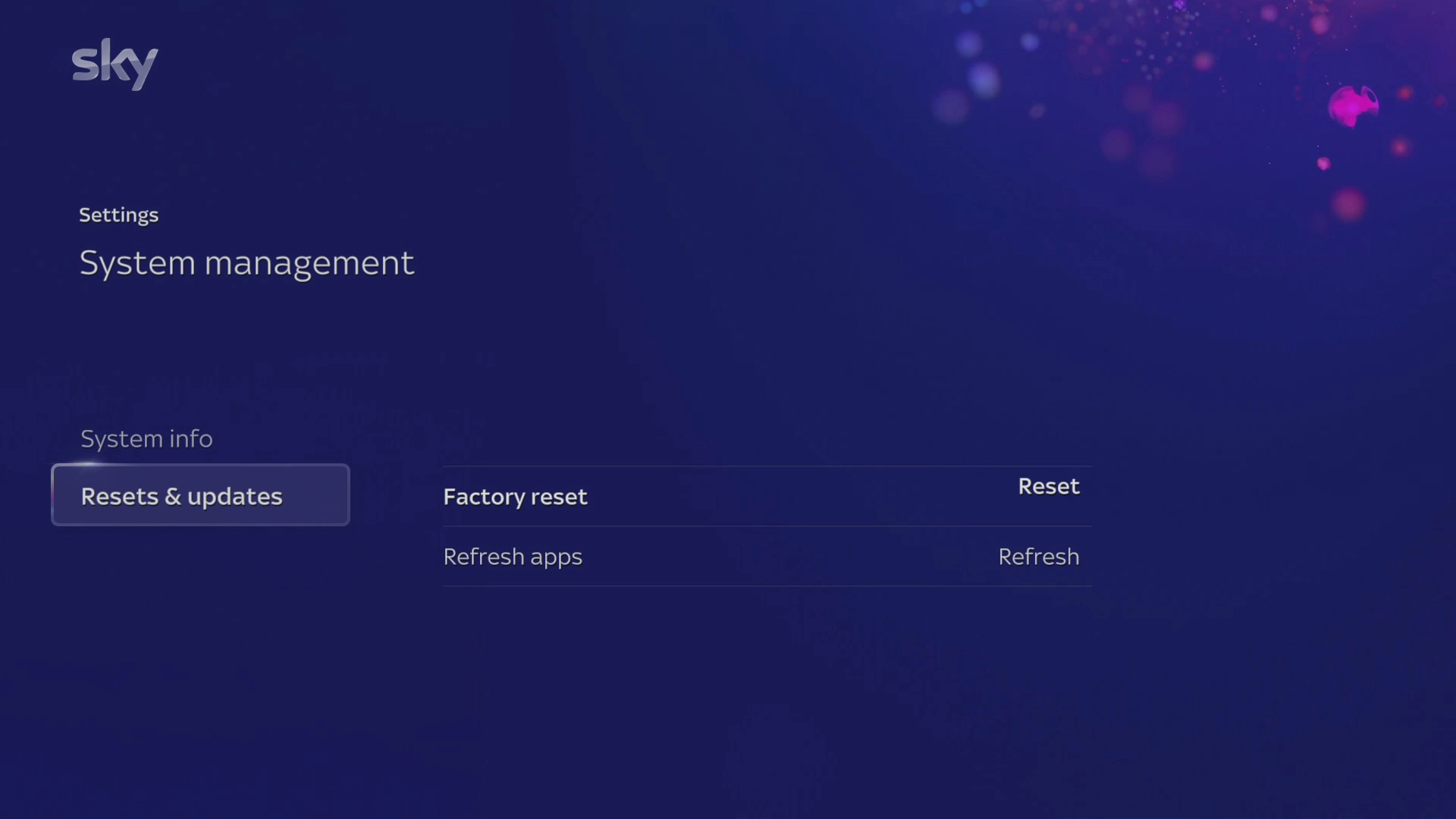 Select Refresh apps.