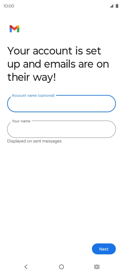 Press the field below 