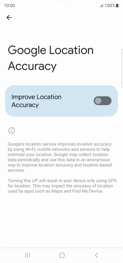 If you press the indicator next to 