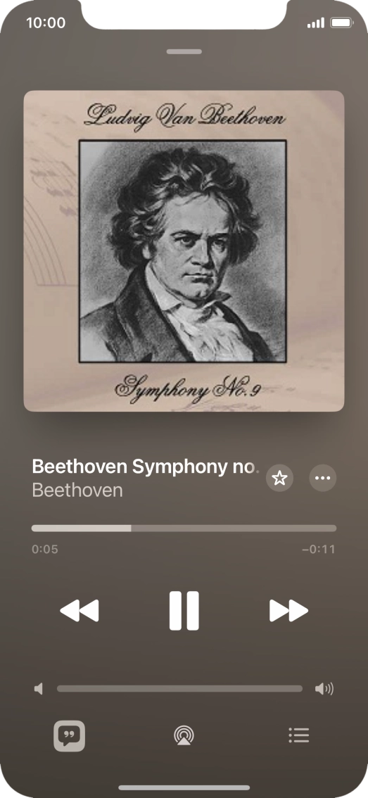 Press arrow right to go to the next audio file.