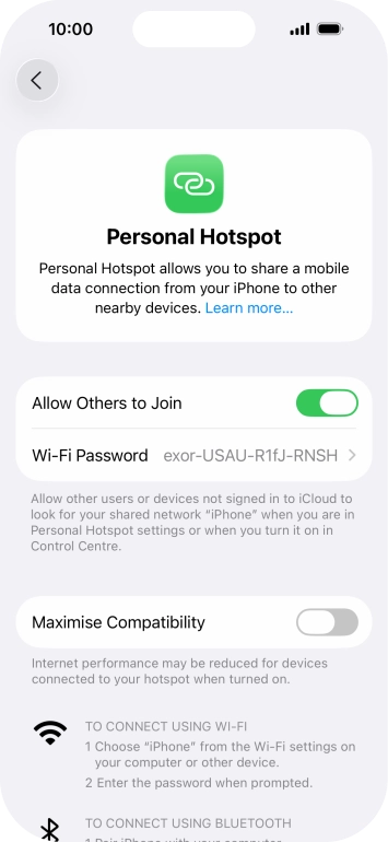Slide your finger upwards starting from the bottom of the screen to return to the home screen.