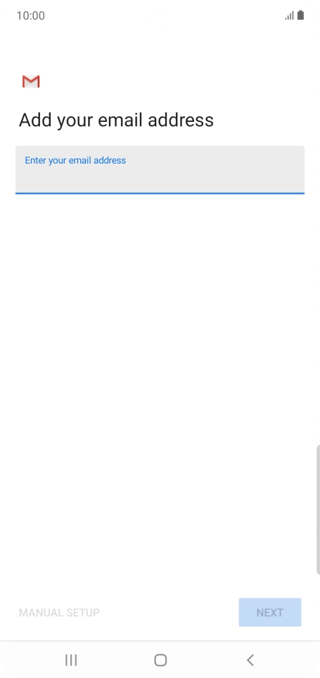 Press the field below 