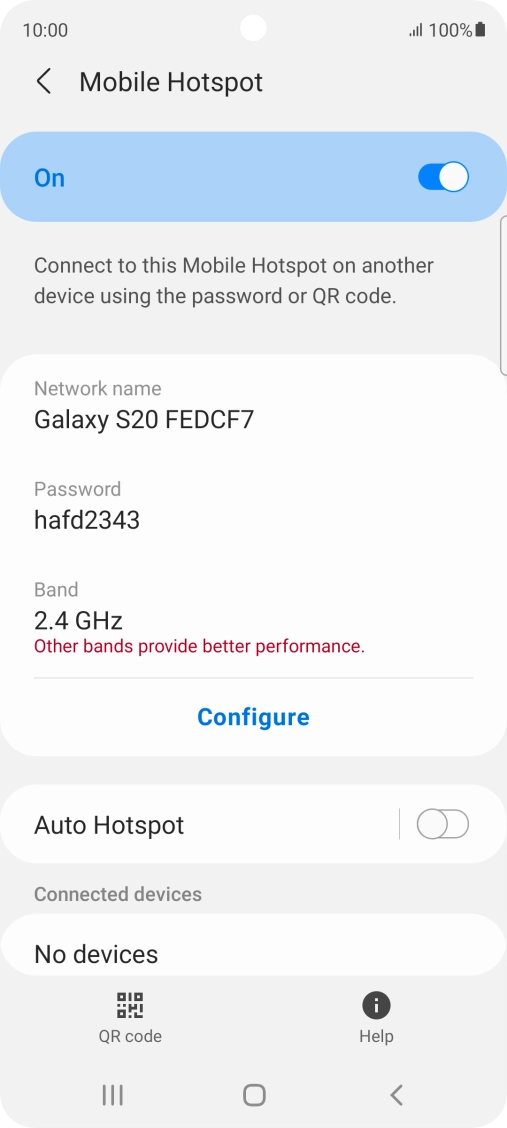 Press the Home key to return to the home screen.